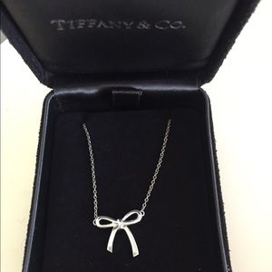 Tiffany & Co. Limited Edition Bow Pendent Necklace